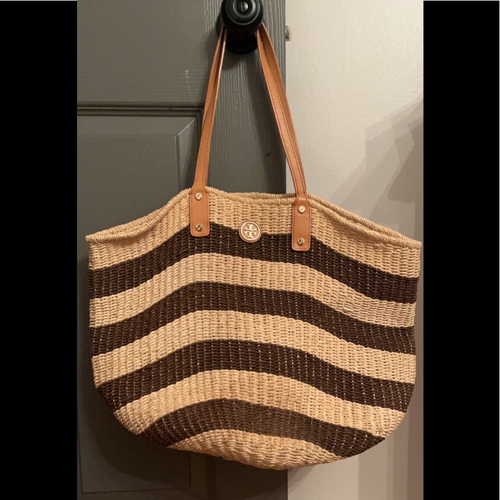 Tory Burch woven straw bag